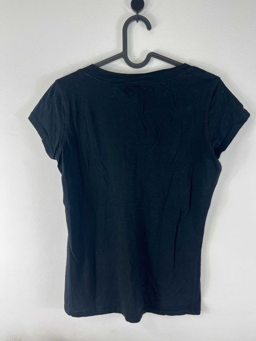 Czarna bluzka koszulka tshirt bawełniany Guess rozmiar L