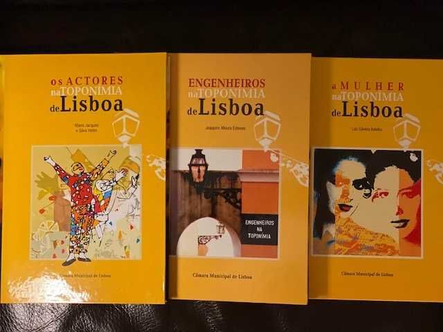 LISBOA – Mulheres / Engenheiros / Actores na Cidade – 3 LIVROS