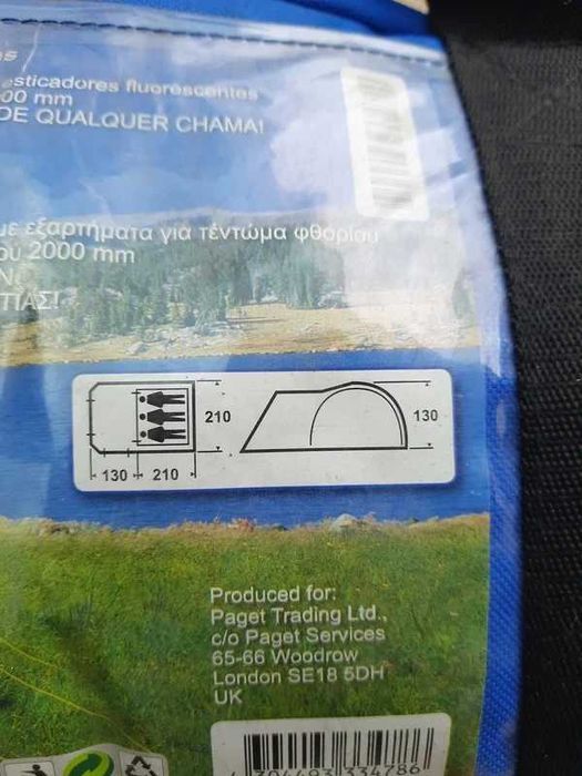 Tenda 3 pessoas nunca usado