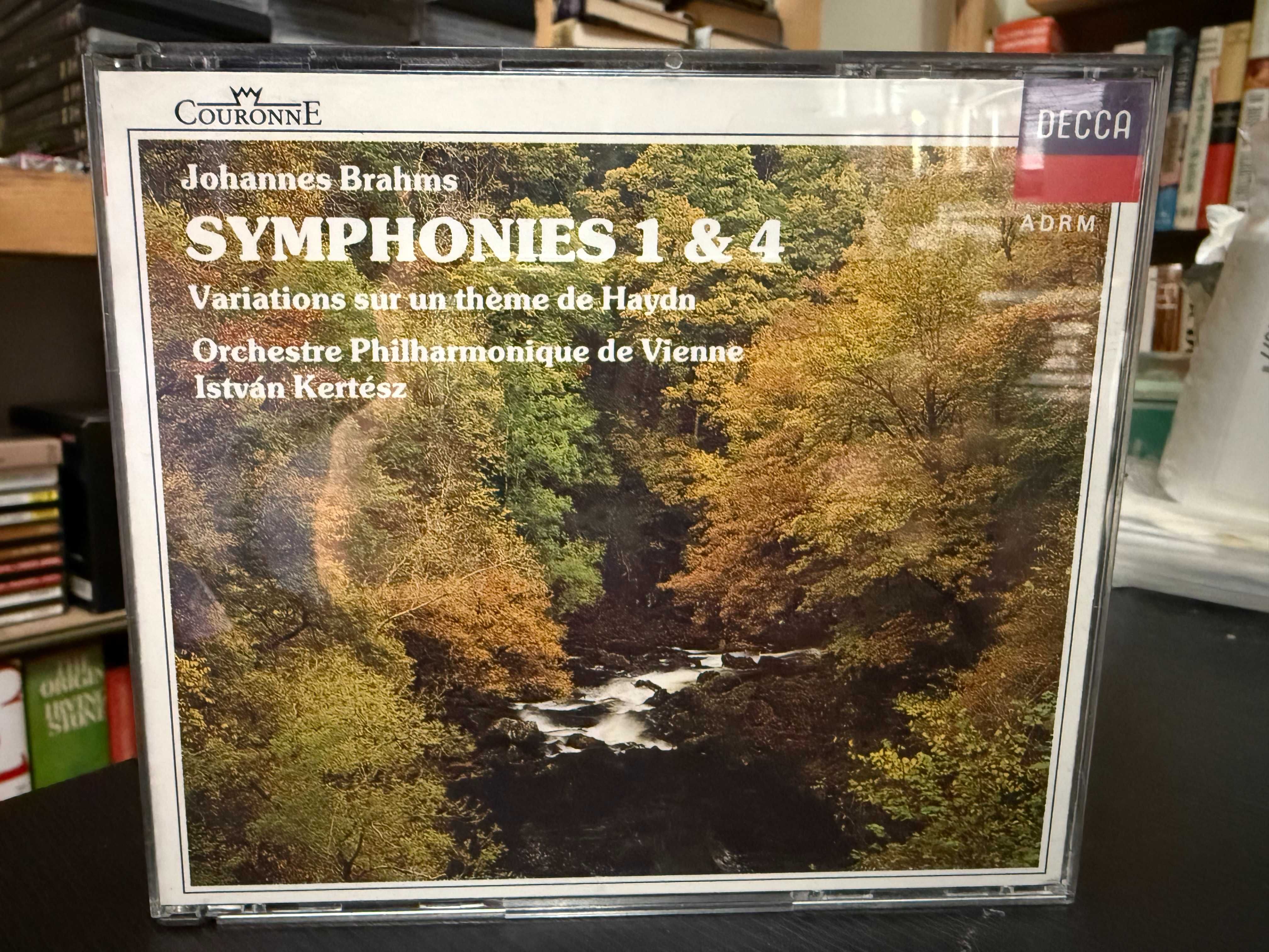Brahms – Symphonies 1 & 4 – Wiener Philharmoniker, István Kertész
