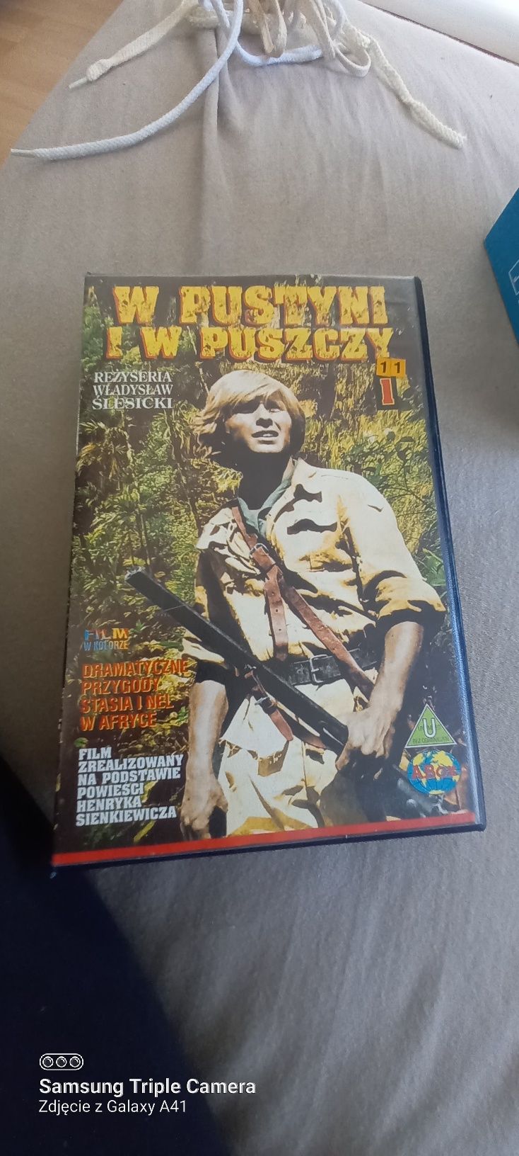 Kaseta vhs pustyni i w puszczy