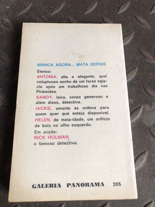 Livro brinca agora mata depois