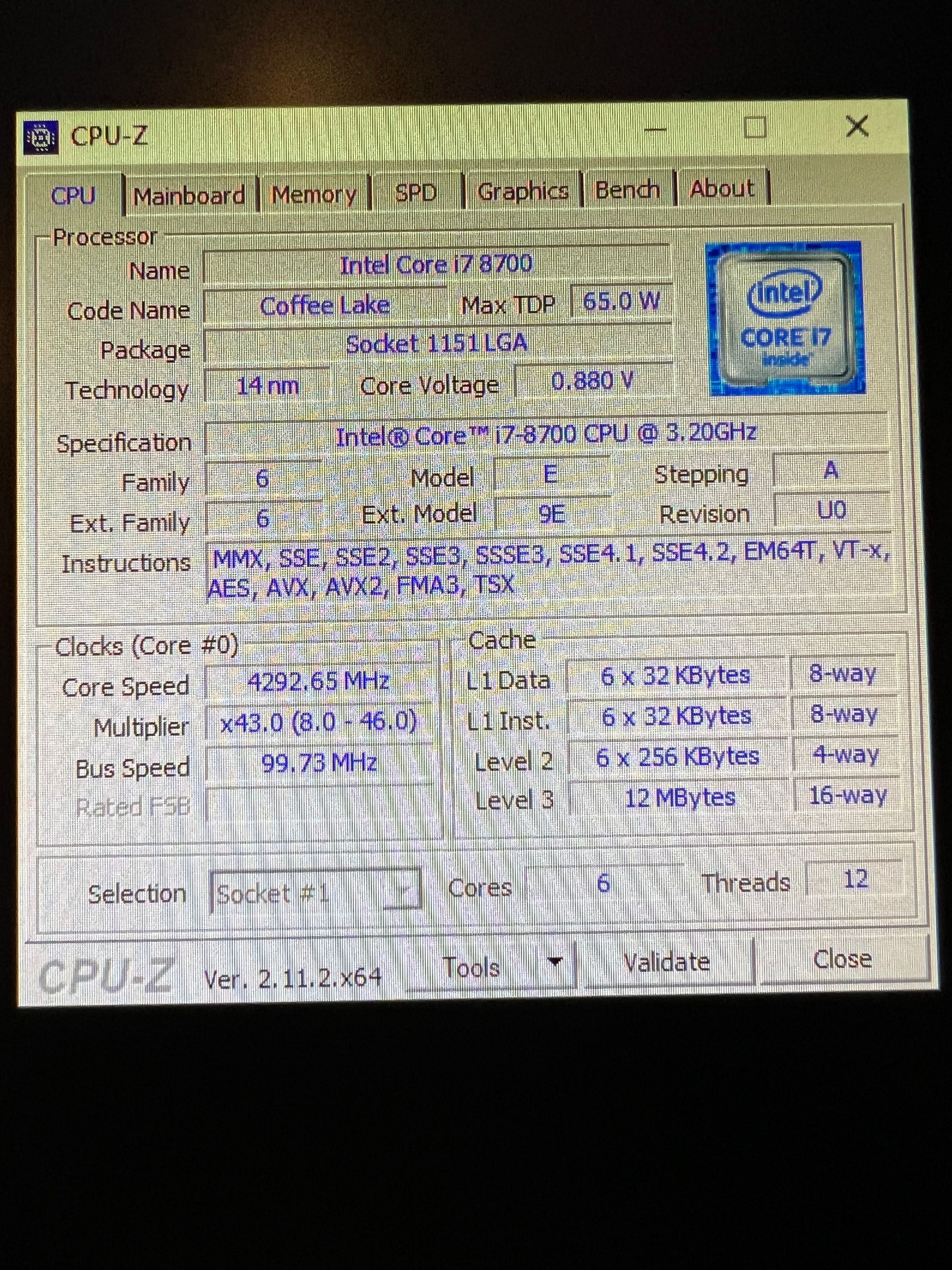 Komputer gamingowy Intel core i7 8700 Rtx 3060