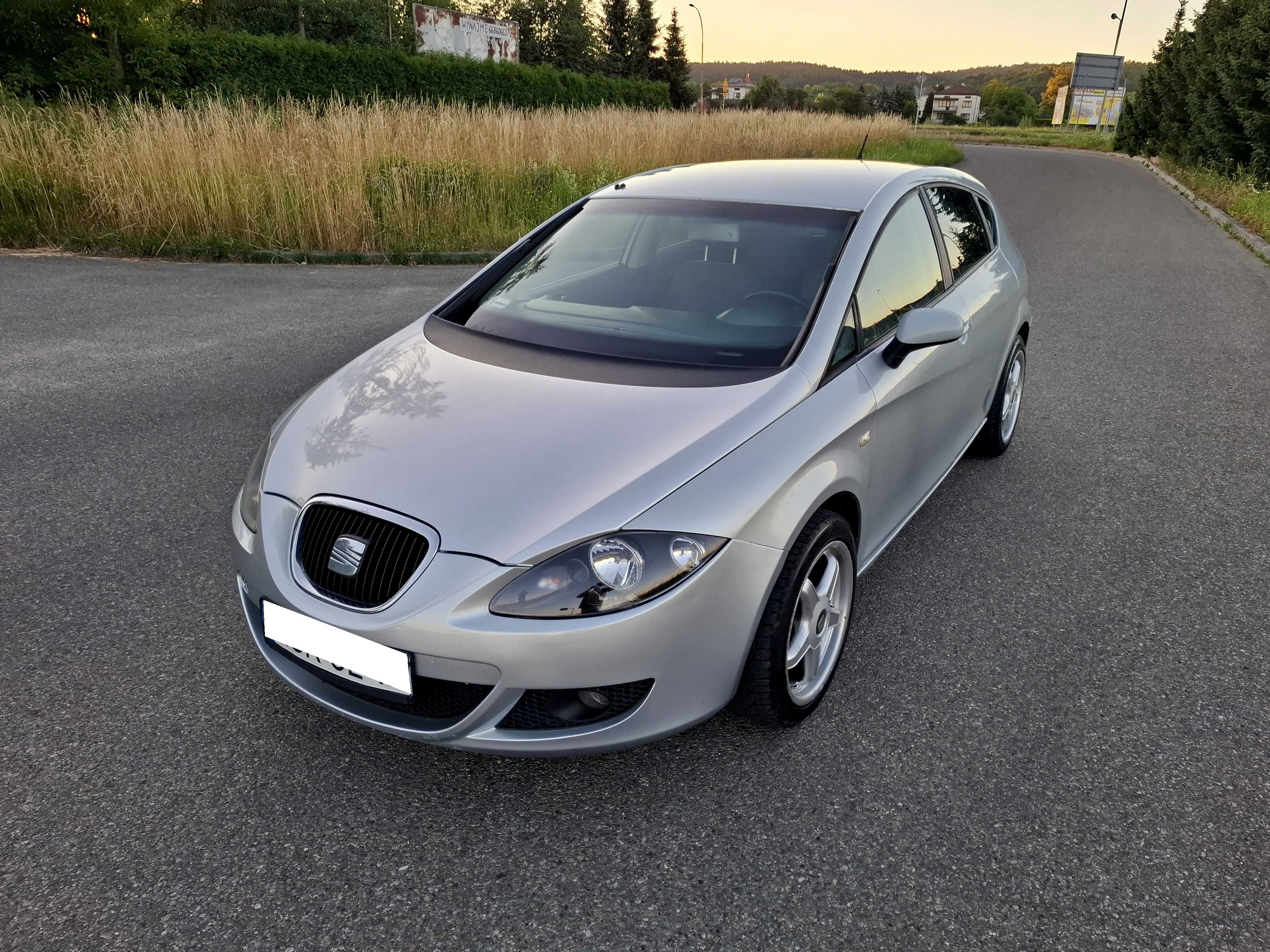 Seat Leon II 1.9 TDI 105KM 2007r Klima Tempomat PDC Alu