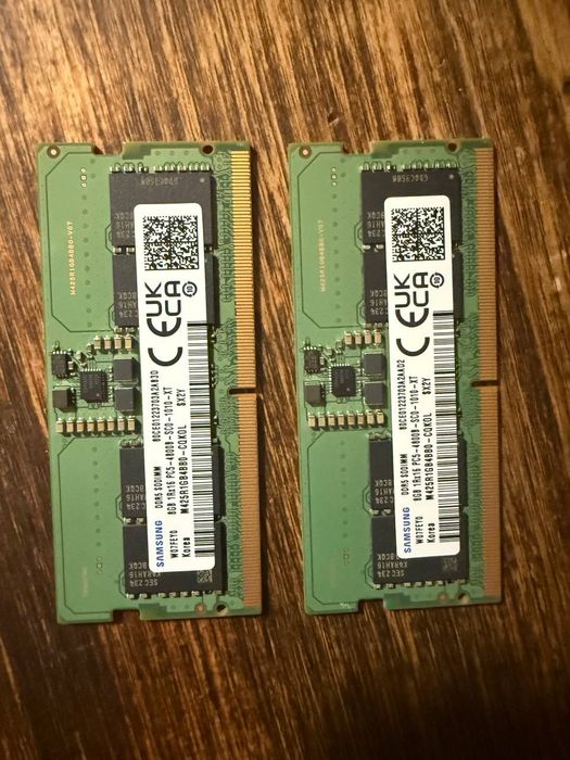 DDR5 sodimm 4800 Samsung 8GB x 2