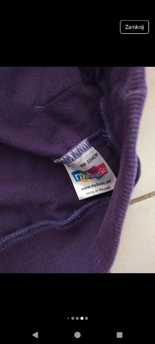My Basic zestaw sukienka i bluzy