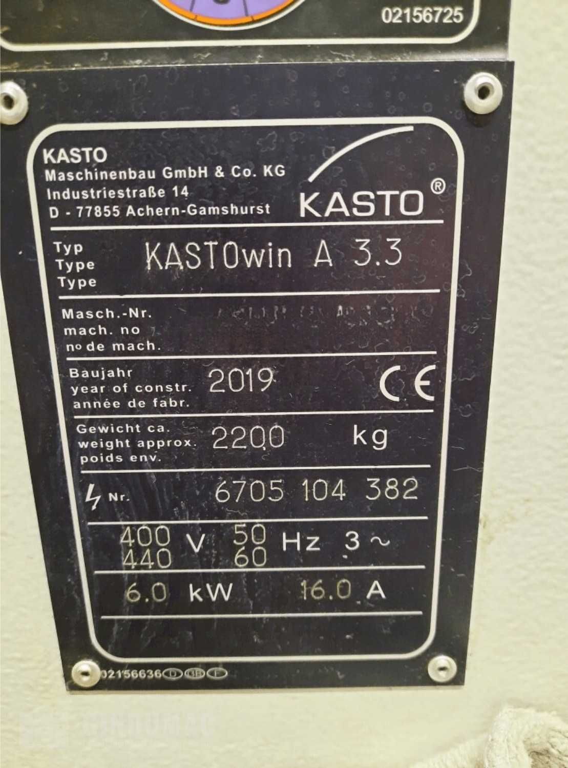 Piła taśmowa KASTOwin A 3.3 (2019)