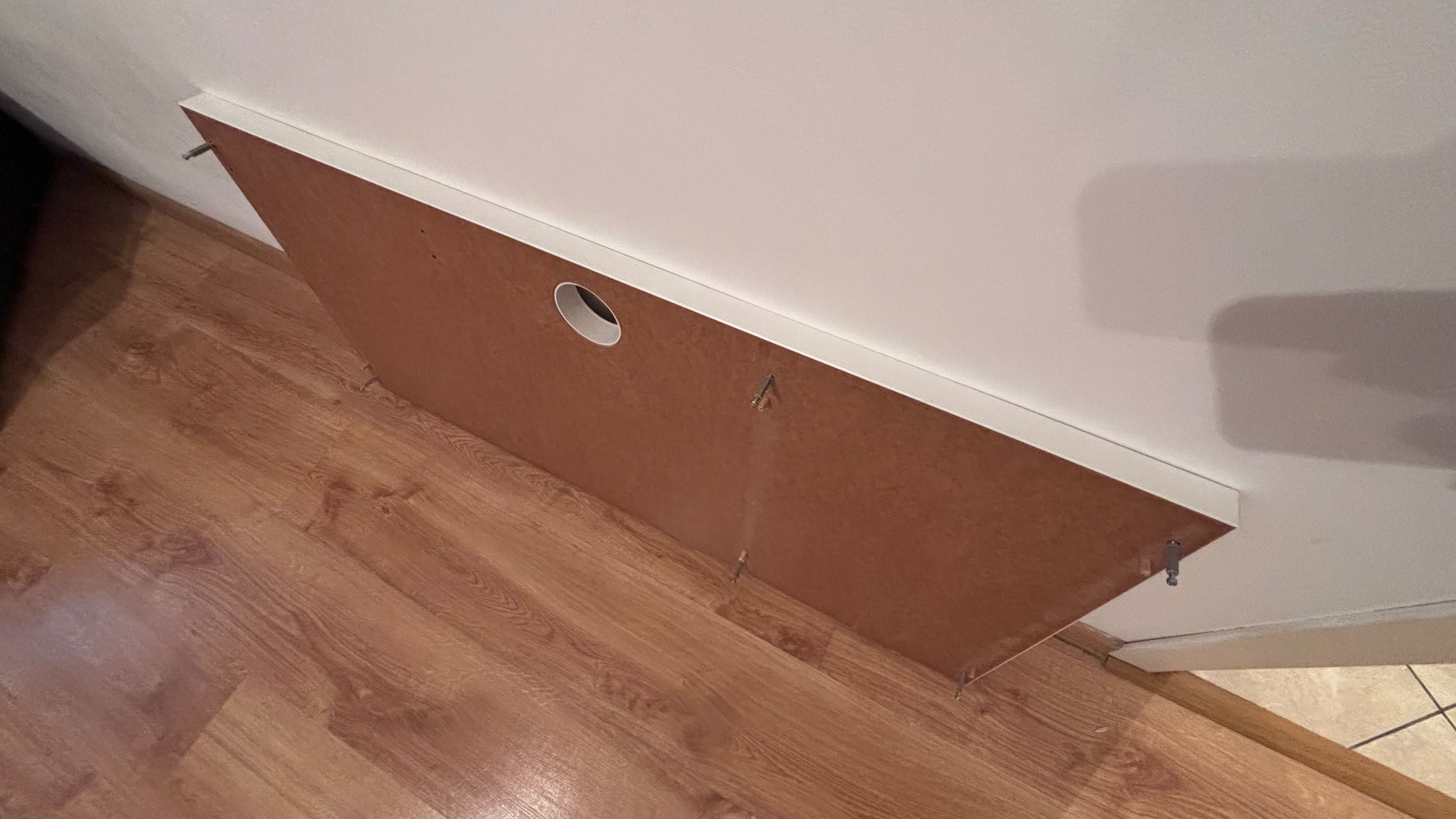 Używany biały blat IKEA – 105x50 cm