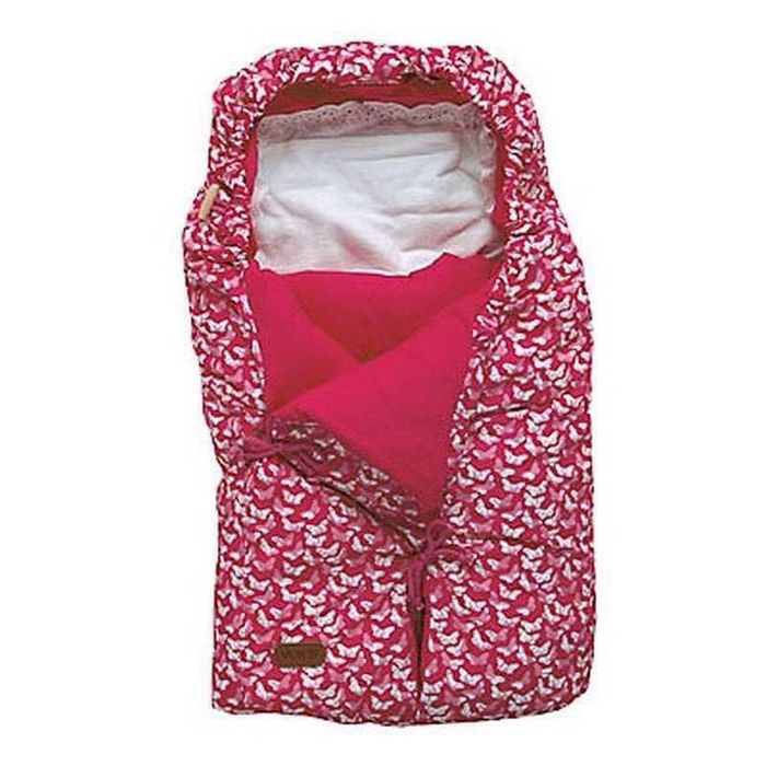 Универсальный конверт-покрывало для малышей Voksi Clfssic Retro Red