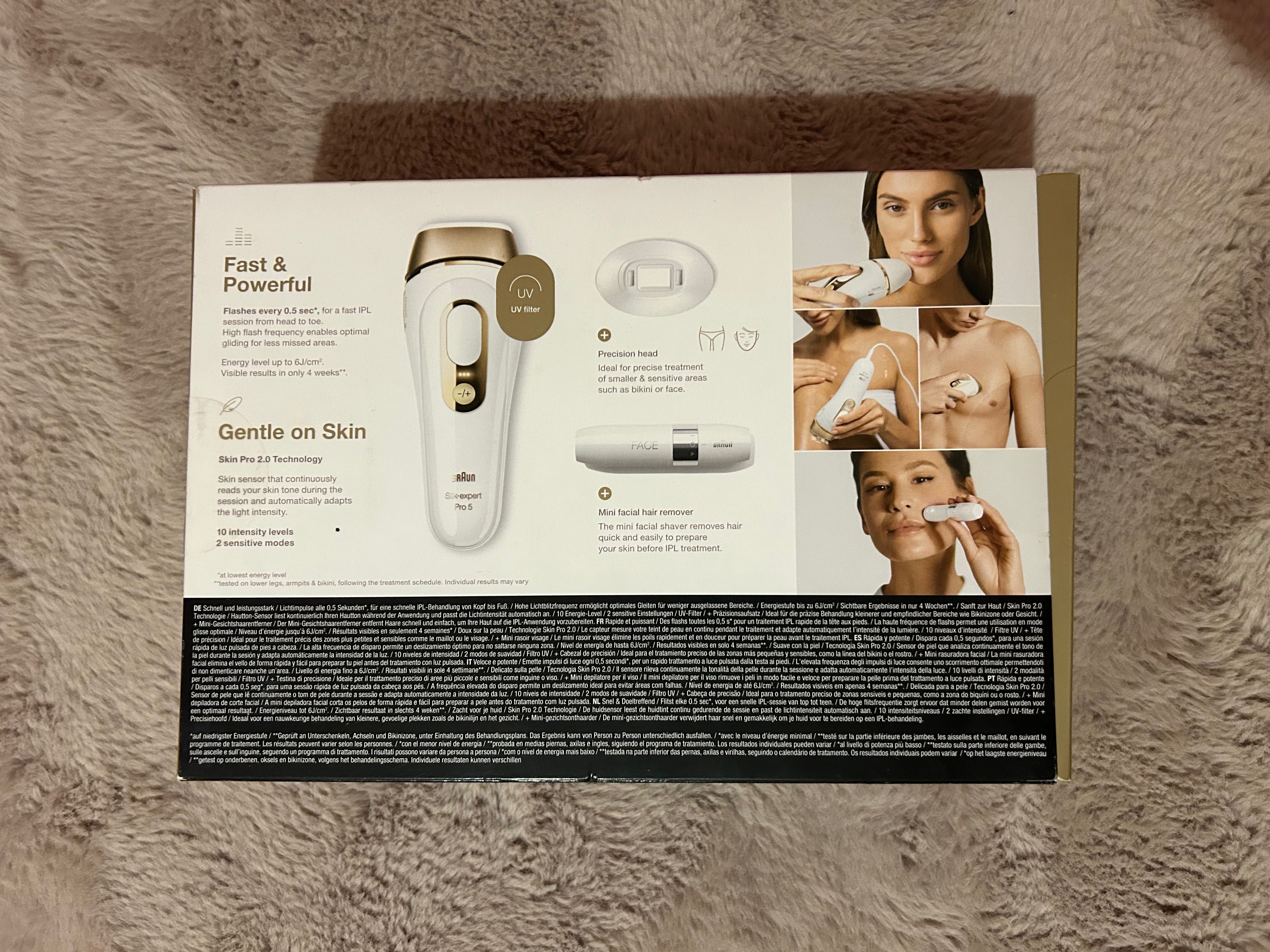 Depilator IPL Braun Pro 5 na gwarancji