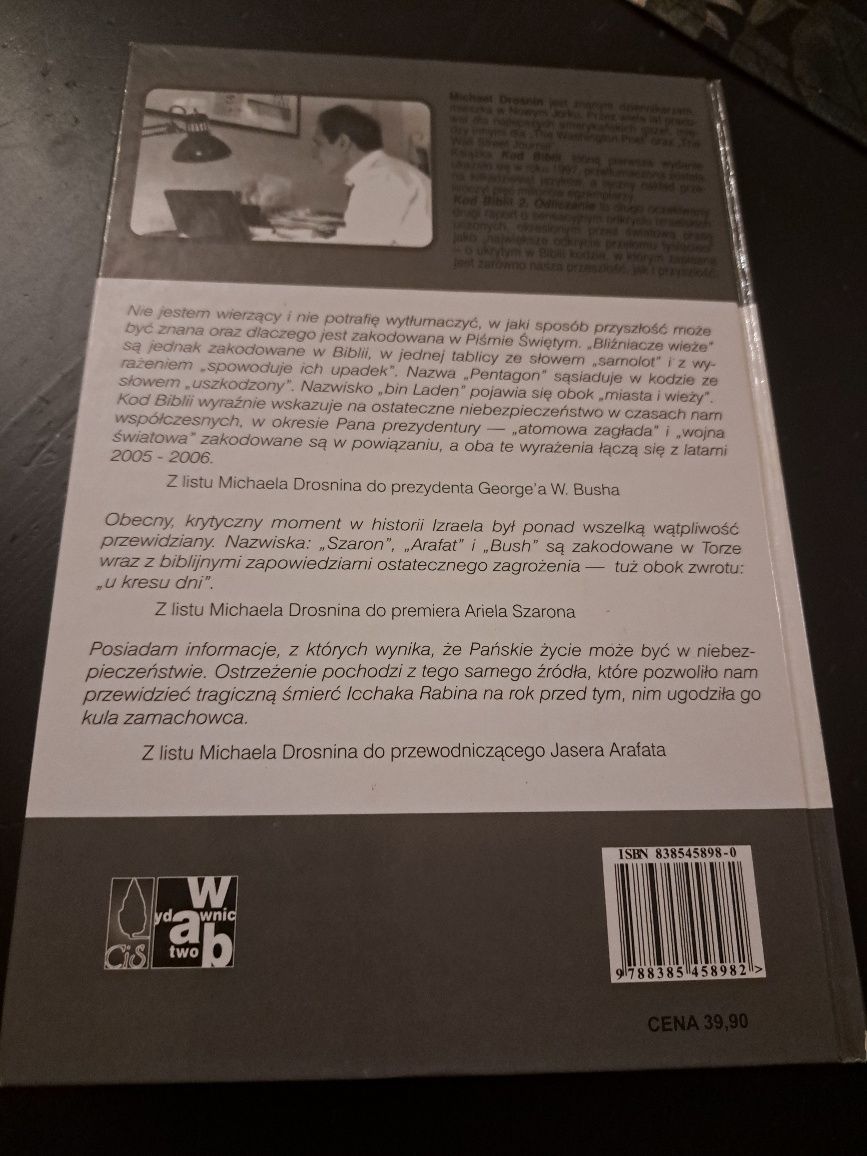 Jak nowa ksiazka Kod biblii 2 Drosnin
