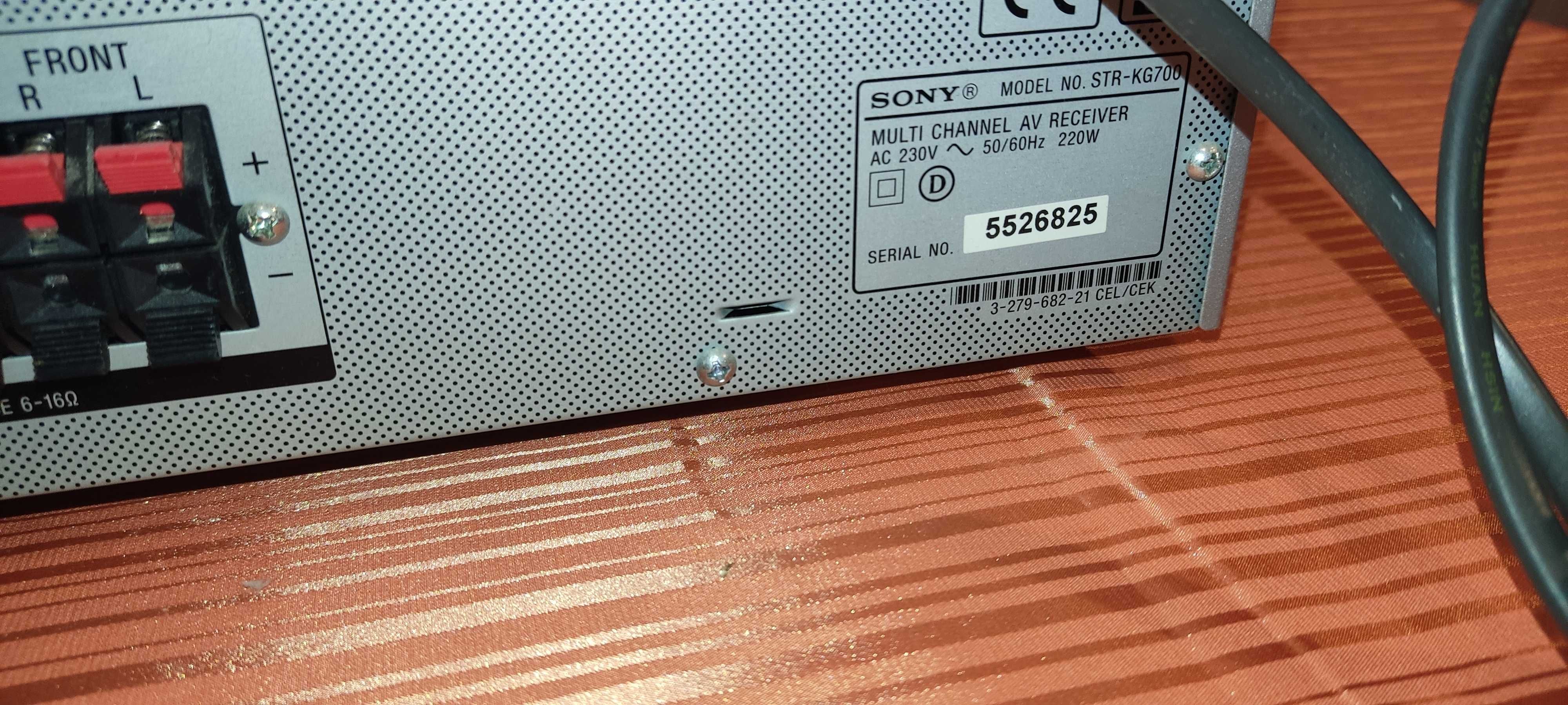 Sony STR-KG700 5.1 hdmi srebrny