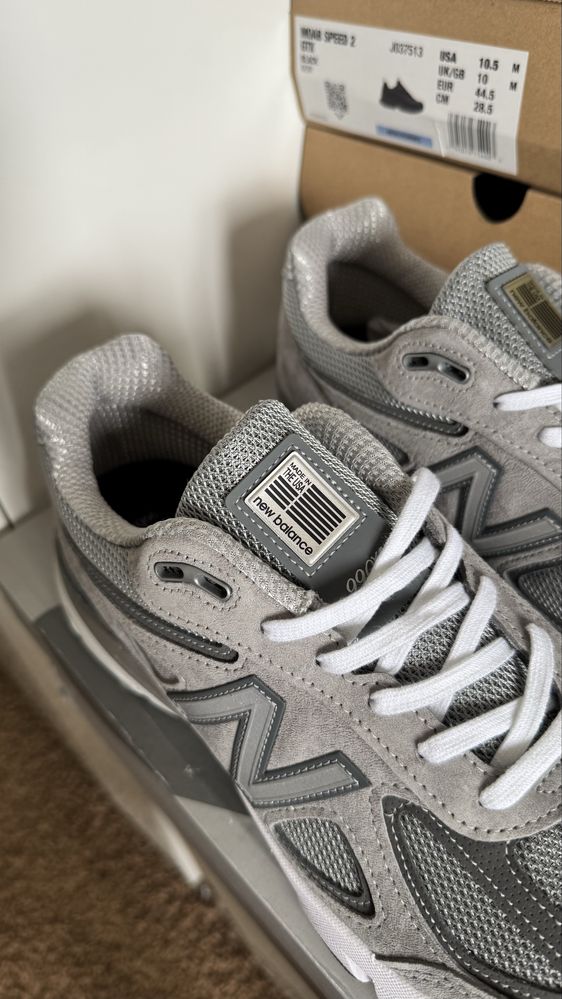 New Balance 990v4 Grey Siliver Made In USA