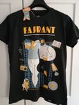 T-shirt męski z napisem Fajrant r. L czarny od Gryfnie.pl nowy