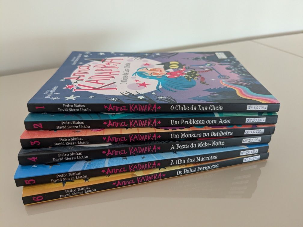 6 livros - Anna Kadabra