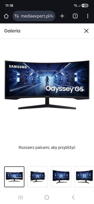 SAMSUNG Odyssey G5 34" 165Hz
