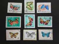 Почтовые марки Венгрии фауна бабочки