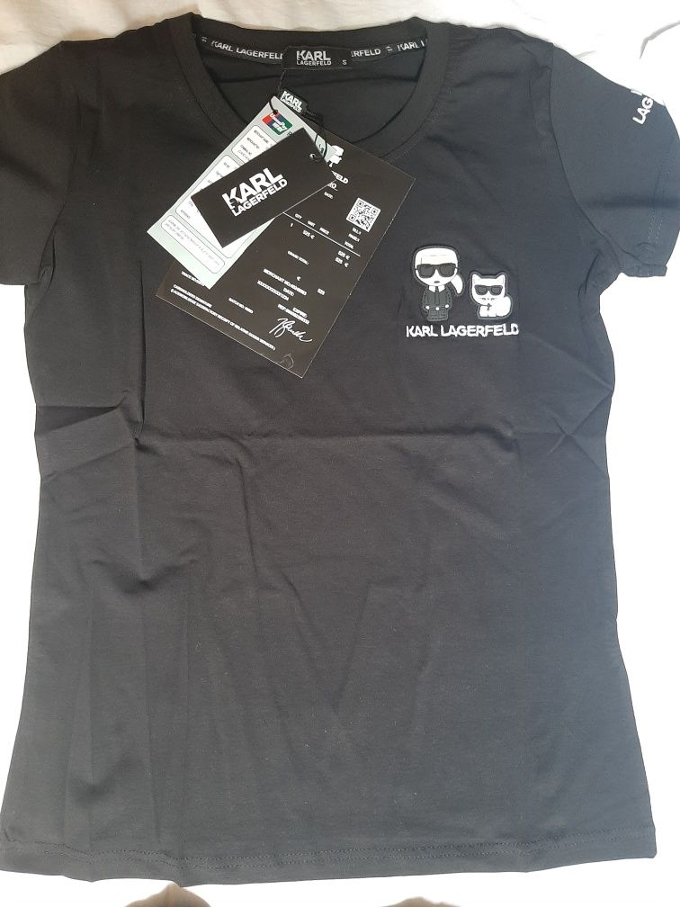T-SHERT Damski Karl Lagerfeld. Moschino ceny do 260 zł szt.