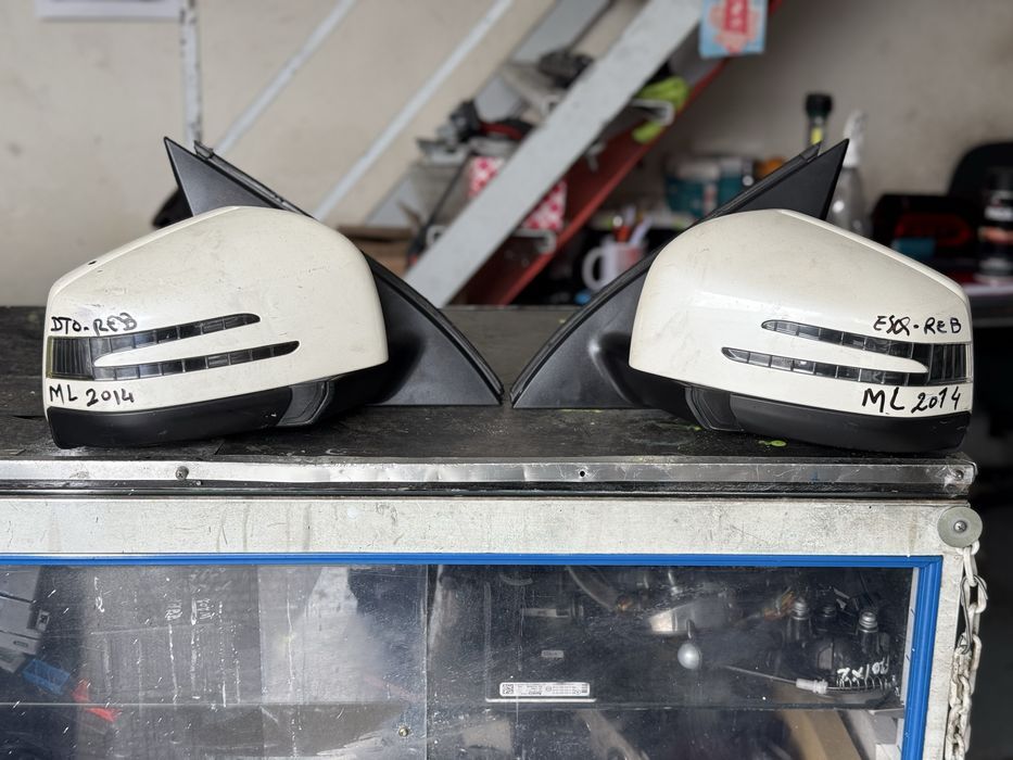 Mercedes ML W166 espelhos retrovisores rebativeis 2014