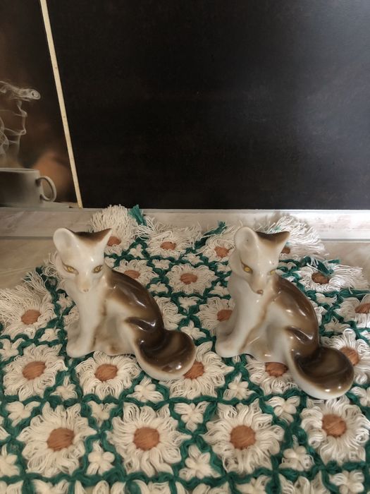 Різні порцелянові та фарфорові статуетки часів СССР