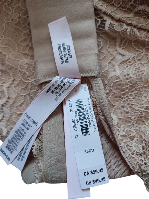 Бюстгальтер з push-up із серії dream angels від victoria's secret