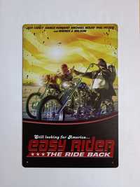 Nowy metalowy szyld Easy Rider kino film loft motor garaż pub bar usa
