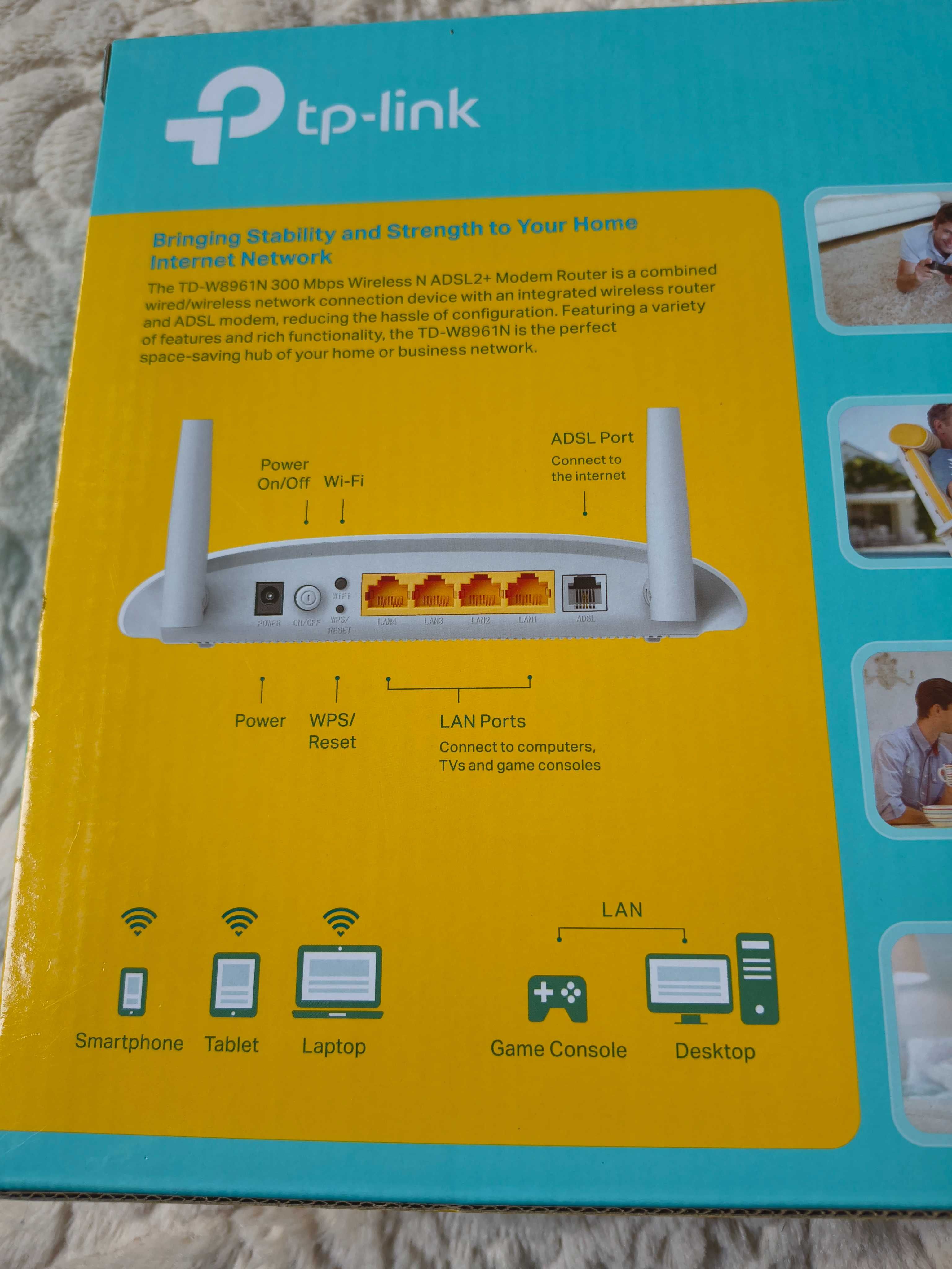 Modem router ADSL2+ TPLink TD-W8961N