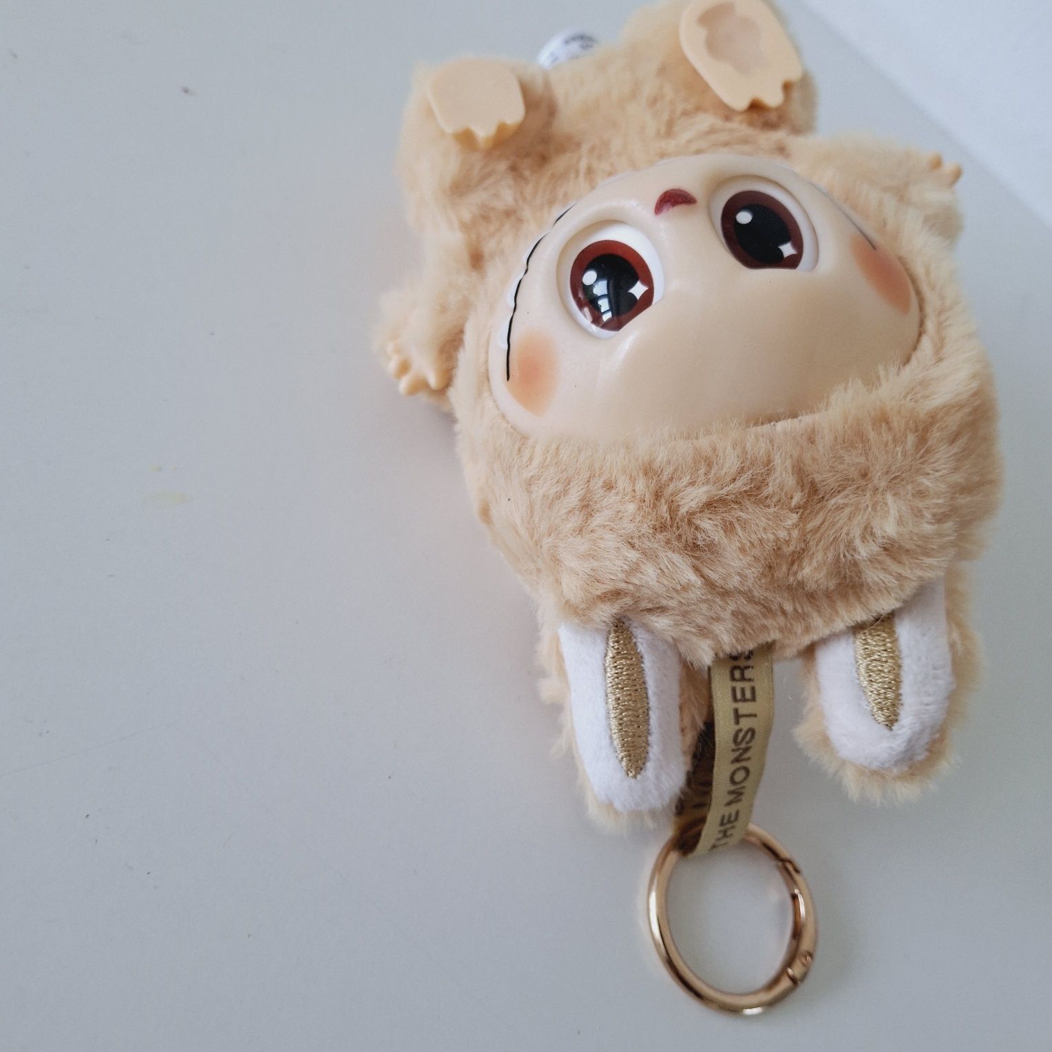 Beżowy Baba labubu maskotka