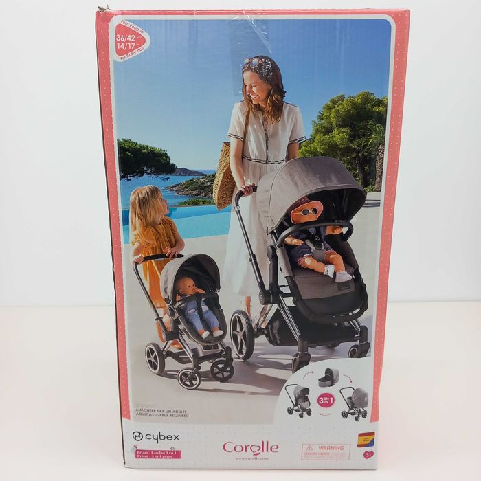 Corolle Cybex Priam wózek głęboki dla lalek spacerówka Gondola 3w1