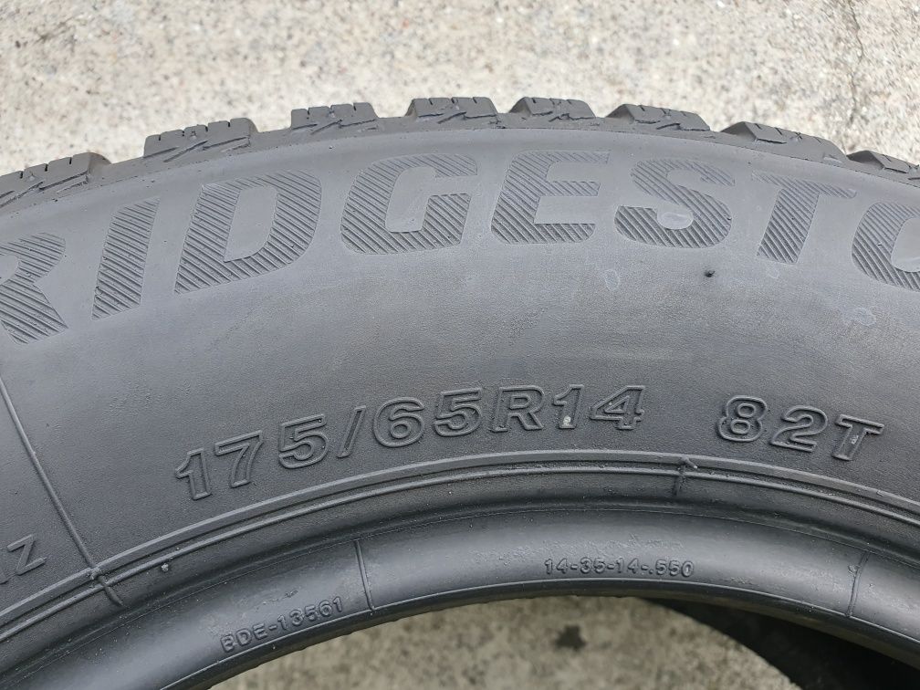 Opony całoroczne M+S 2szt. 175/65/14 BRIDGESTONE 6,8 mm!! MONTAŻ!!!