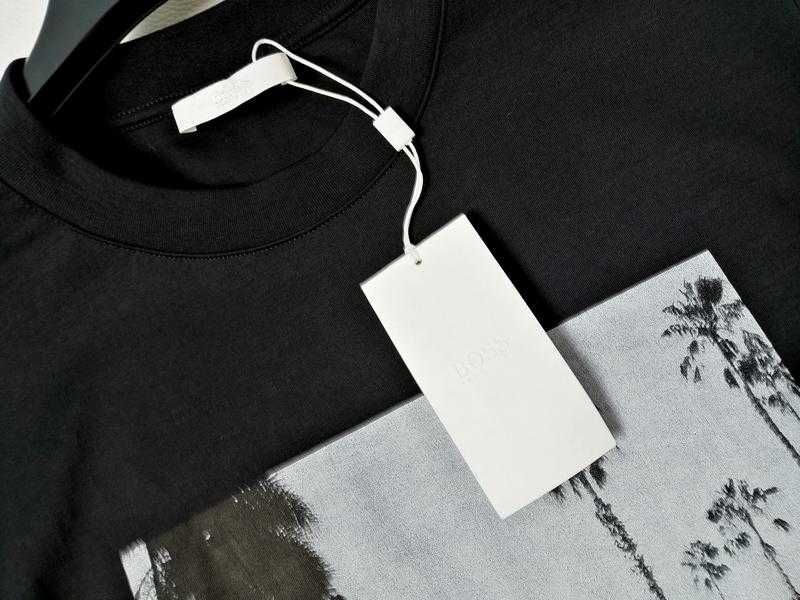 Брендовое платье-футболка с принтом Hugo Boss