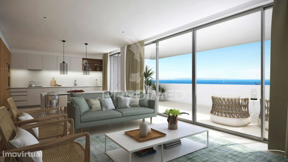 Apartamento T2 Luxo, condomínio fechado, em Lagos