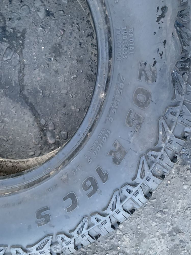 Шини 205 R16C 205/80 R16пара Matador, 7,5мм 2020р.