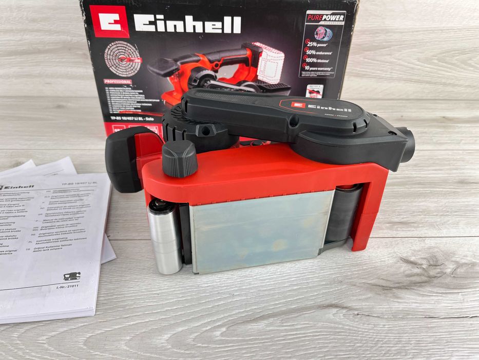 Шліфмашина стрічкова акумуляторна Einhell TP-BS 18/457 Li 18В тушка бу