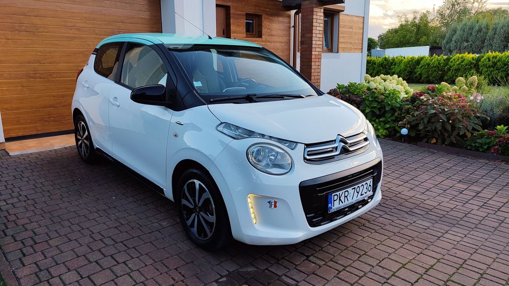 Citroen C1 najbogatsza wersja EXCLUSIVE przebieg 35 tys