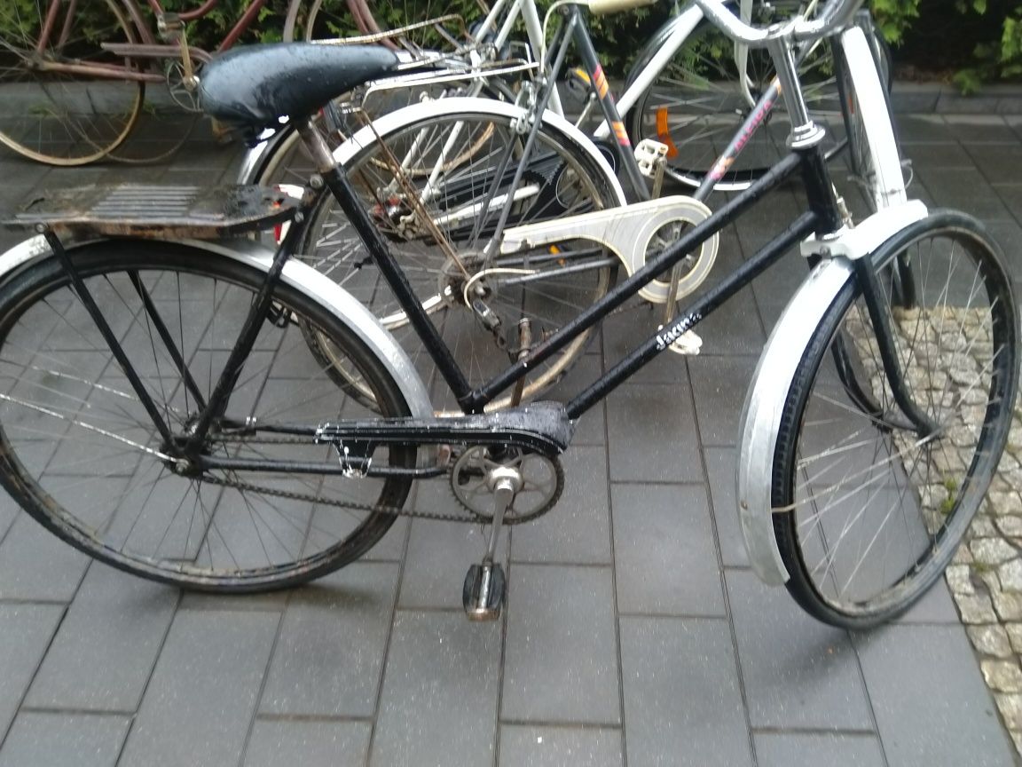 Stare rowery zestaw 4 sztuk PRL jagna vintage