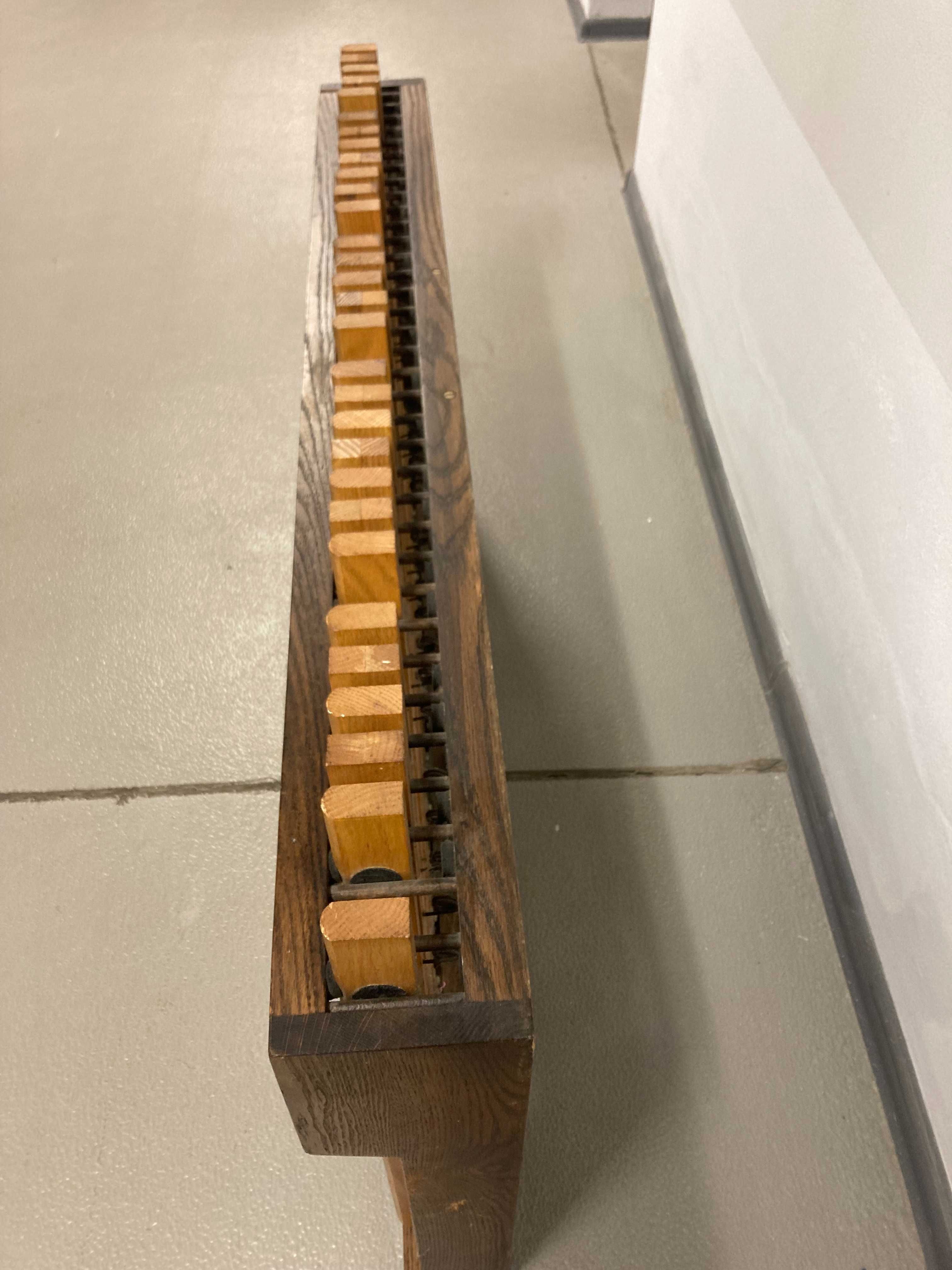 pedały organowe stare drewniane