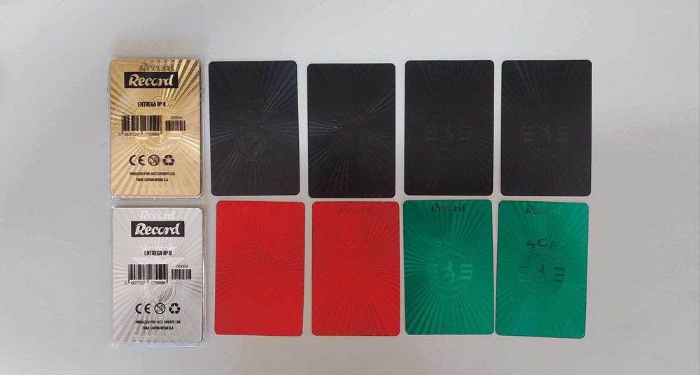 Coleção de cartas do Benfica e Sporting - Jornal Record 2019