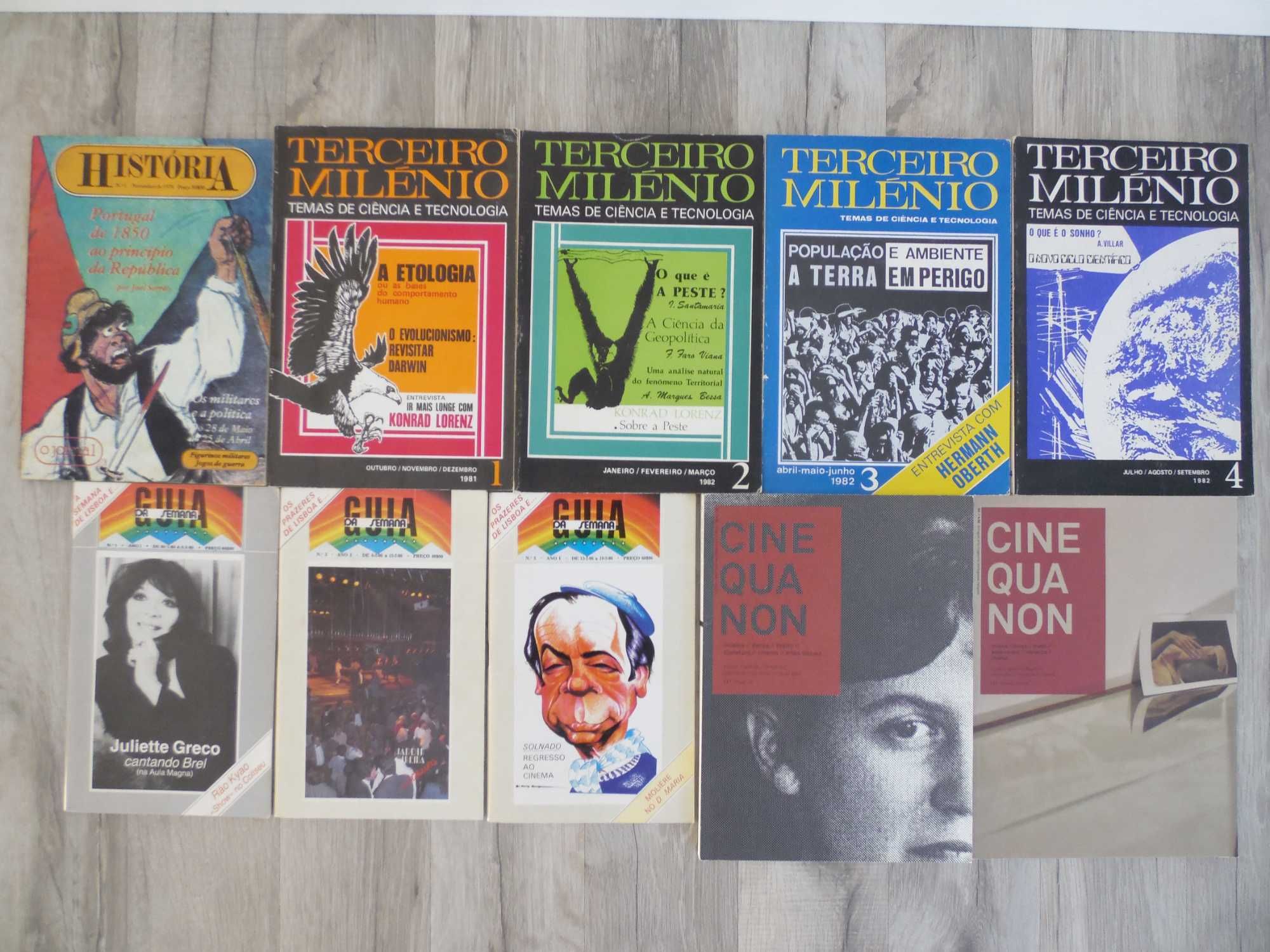 Colecção de Revistas - 1ºs Números