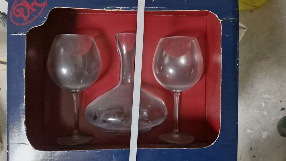 Conjunto copos com decantador