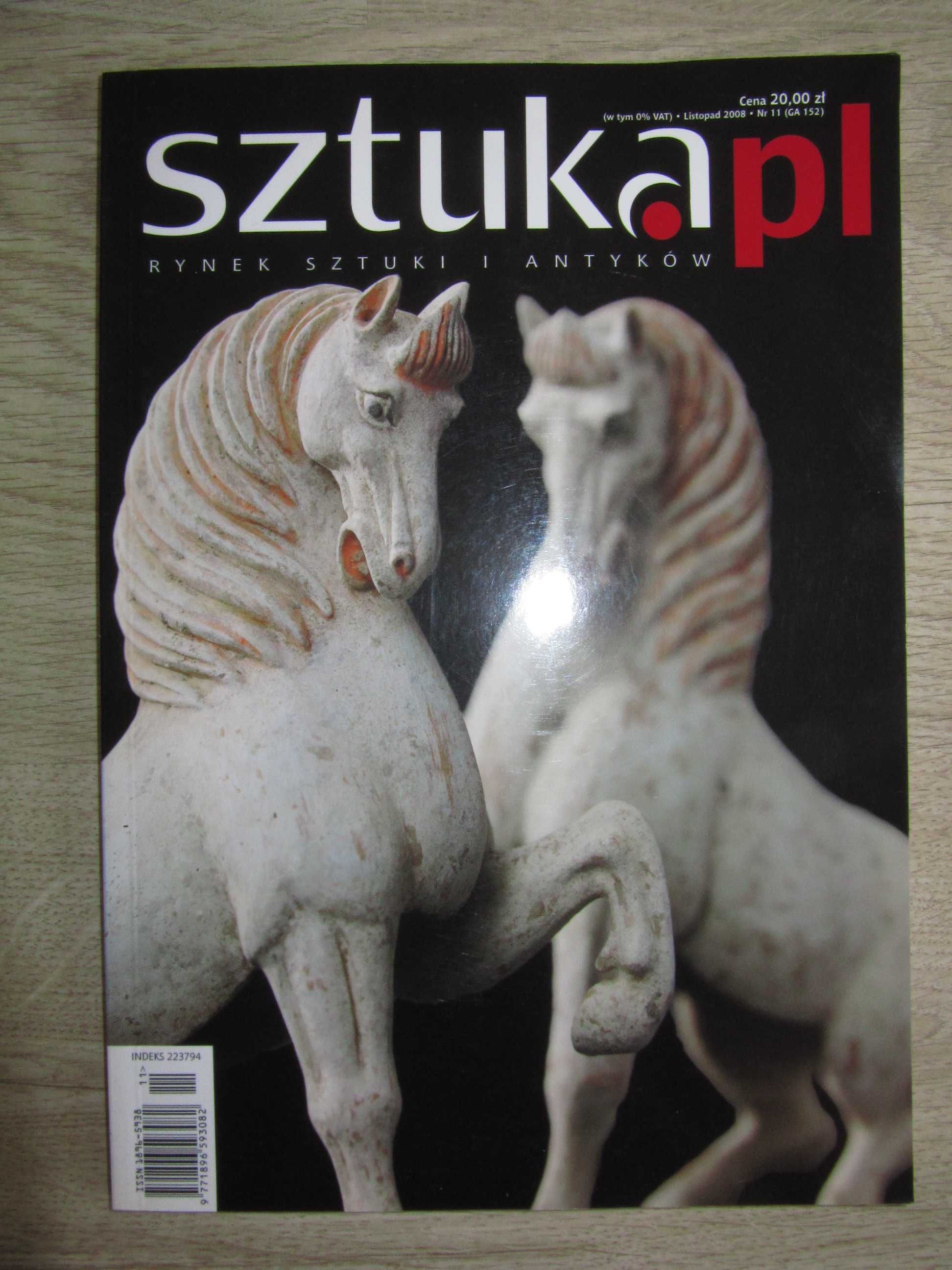 „Sztuka.pl - Rynek Sztuki i Antyków” nr 11/ 2008 r., nowy, Mokotów