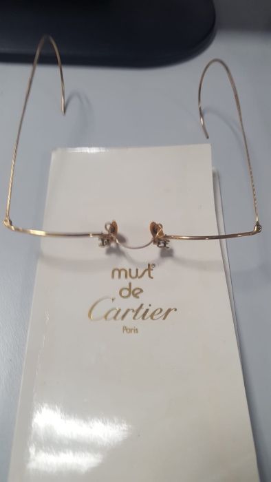 Oculos Cartier OURO 12 K