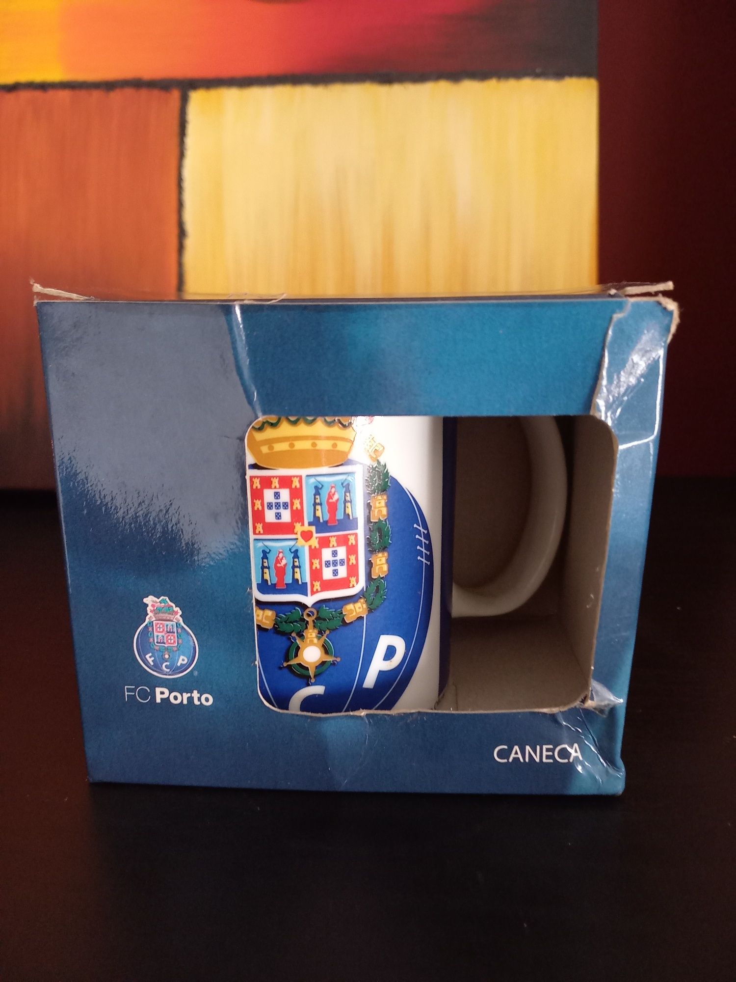 Caneca oficial F.C.Porto nova em caixa