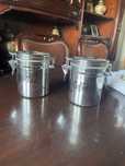 Potes com nomes(chá e café)