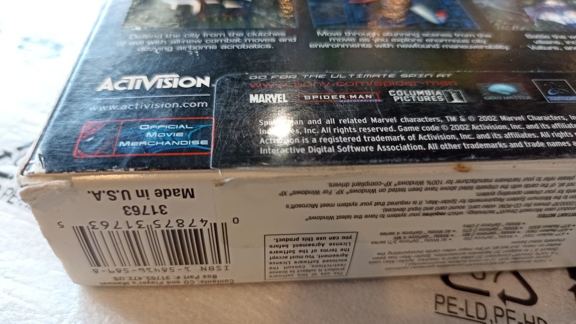 Spider-Man 2002 PC rzadkość / dla kolekcjonera