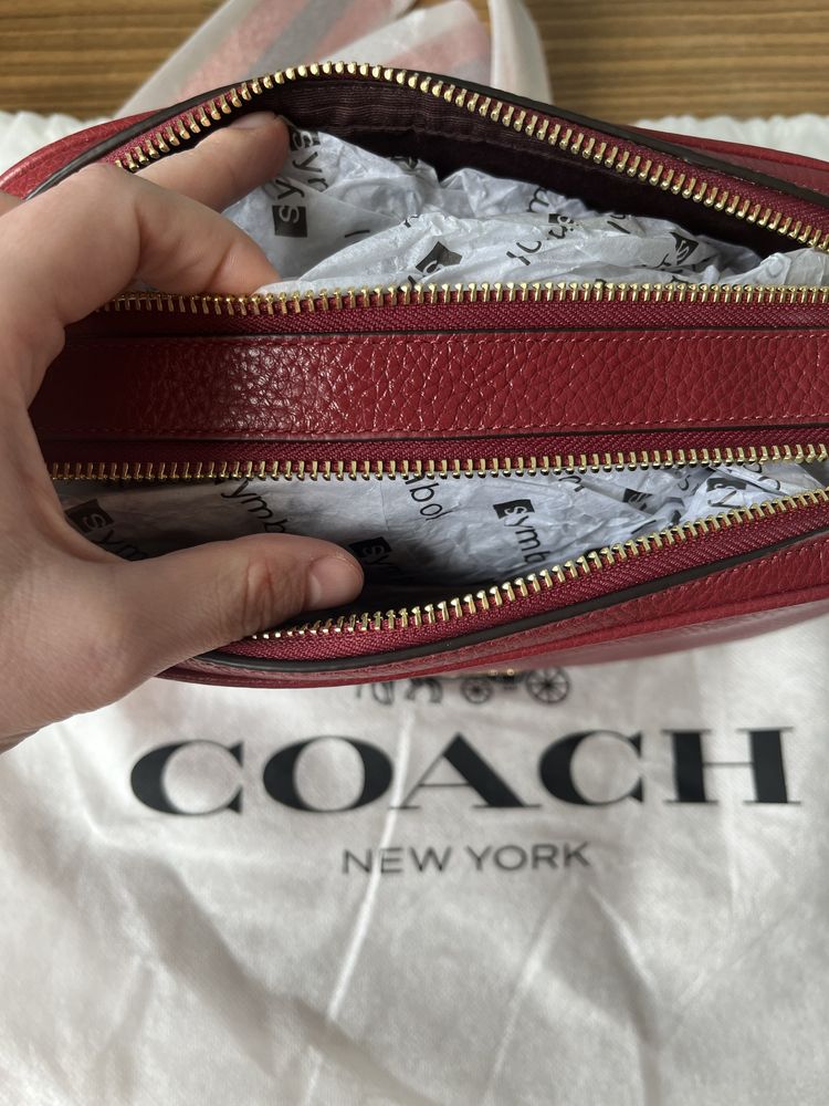 Шкіряна сумка Coach оригінальна