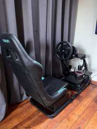 Symulator Thrustmaster t300rs gt + shifter+ fotel Nacon simracing  ps5