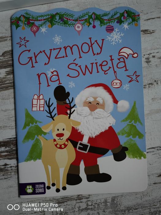 Gryzmoły na święta kolorowanka