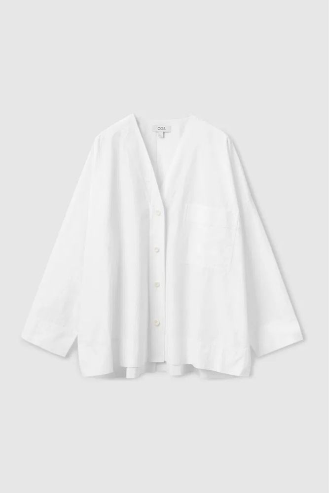 Biala koszula oversize xl COS viralowa