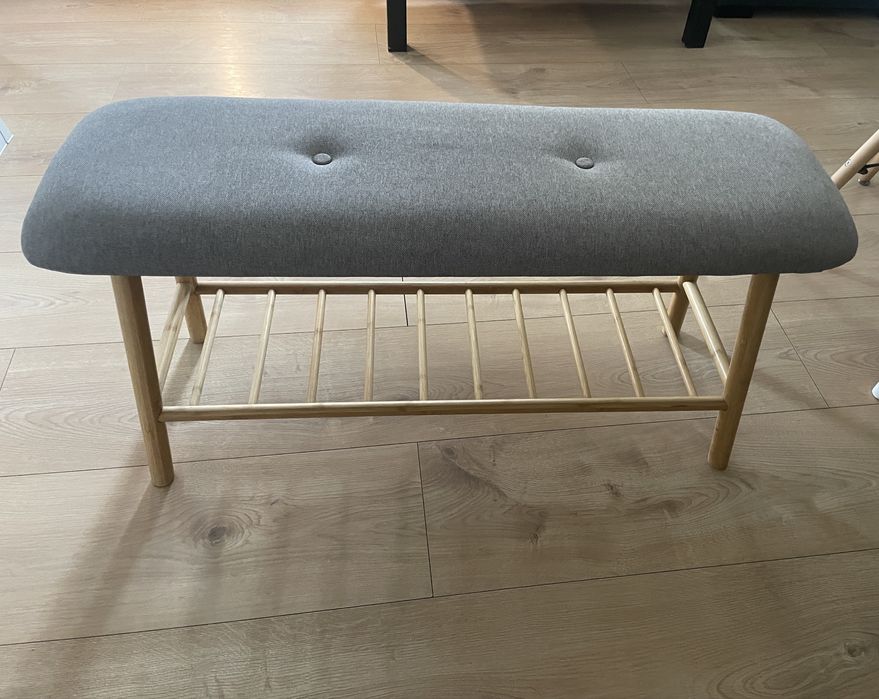 Ławka z pułką na buty